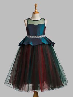 Toy Balloon Kids - Green Embellished Gown