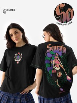 The Souled Store - Zodiac Scorpio Women Oversized T-Shirts