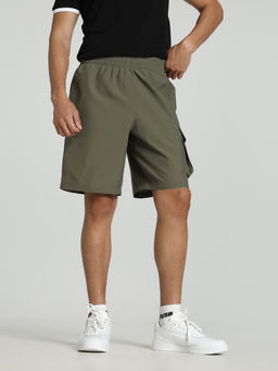 Puma - No.1 Logo Woven 9 Cargo Men Green Shorts