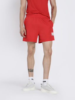 Puma - Logo Lab Woven 5 Men Red Shorts