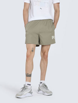 Puma - Logo Lab Woven 5 Men Brown Shorts