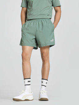 Puma - Tape Woven 5 Men Green Shorts