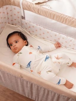 Bubz - Unisex Bamboo Baby Two-Way Zip Sleepsuit - Under the Sea