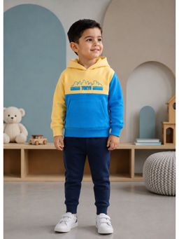 Bumzee - Yellow Boys Full Sleeves Cotton Hoodie