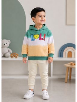 Bumzee - Multi Girls Full Sleeves Cotton Hoodie