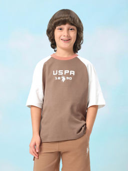 U.S. POLO ASSN. - Kids Boys Colorblock Oversized Fit T-Shirt