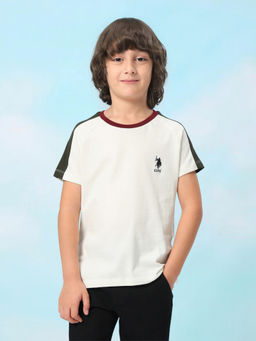 U.S. POLO ASSN. - Kids Boys Solid Regular Fit T-Shirt