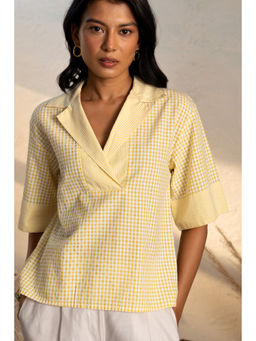 CANOOPI - Lemon Yellow Summer Top