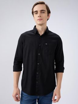 Spykar - Black Slim Fit Shirt