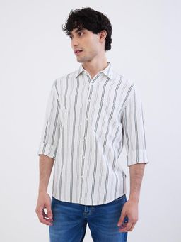 Spykar - White Slim Fit Casual Shirt