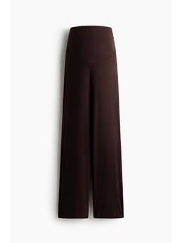 H&M - Women Brown Mama Wide Pull-On Trousers