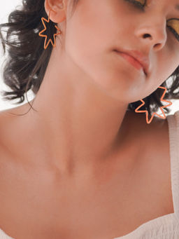 Divas Mantra - 92.5 Sterling Silver Star Struck Earrings