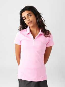 Kica - Polo Top With Performance Sweat-Wicking Fabric
