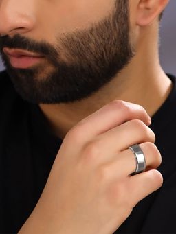 Yellow Chimes - Band Shaped Men's Ring (11)