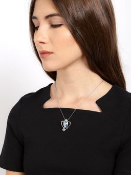 Yellow Chimes - Crystals From Swarovski Auspicious Ganesha Designer Necklace