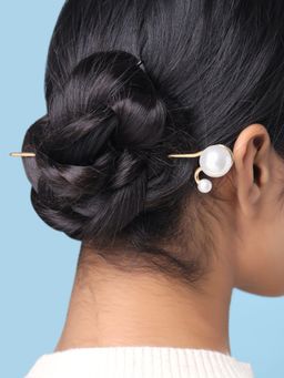 Yellow Chimes - 2 Pieces Of Juda Bun Hair Stick