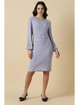 Allen Solly - Women Lavender Embellished Party Dress