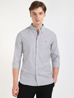 Tommy Hilfiger - Men Blue Stripes Shirt
