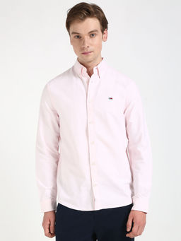 Tommy Hilfiger - Men Pink Solid Shirt