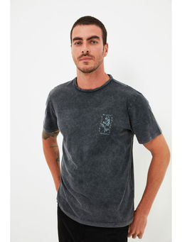 Trendyol - Man Grey T-Shirt