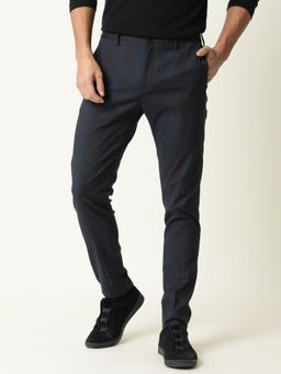 Rare Rabbit - Onio Petrol Casual Trousers