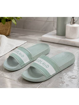 WOODLAND - Lightweight Comfortable Casual Summer Wear Green Sliders For Mens