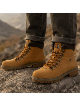 WOODLAND - Outdoor Durable Comfortable Everyday Brown Casual Boots For Mens