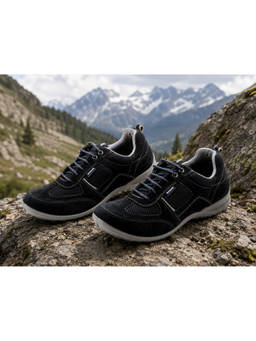 WOODLAND - Lace Up Lightweight Breathable Comfortable Navy Blue Casuals Sneakers For Mens