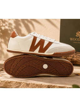 WOODLAND - Lightweight Breathable Comfortable White Casuals Sneakers For Mens