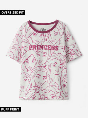 Mousse White Princess Print T-Shirt