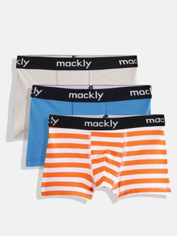 mackly - Multi-Color Printed Boys Boxers (Pack of 3)