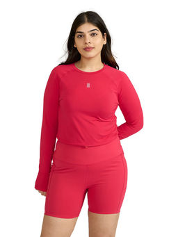 Hunnit - Pink Zen T-Shirt with Adjustable Waist