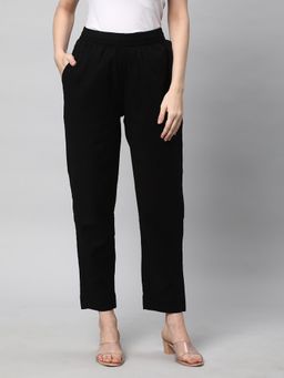 Kami Kubi - Black Solid Pant