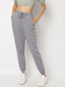 Missguided - Charcoal Fleeceback Oversized 90'S Joggers