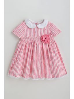 One Friday - Pink Stripes Dress