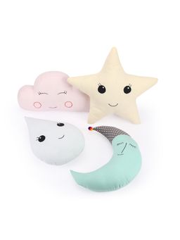 Oscar Home - Ultra Soft And Squishy Moon, Star, Cloud & Water Drop Shaped Pillow