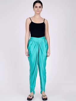 First Resort by Ramola Bachchan - Cyan Tulip Pants