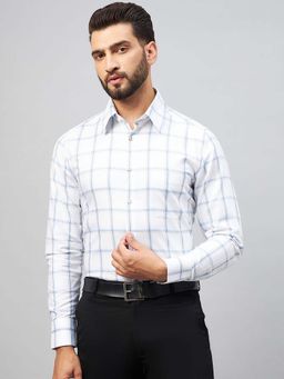 Louis Stitch - Regular Fit Formal White Shirt