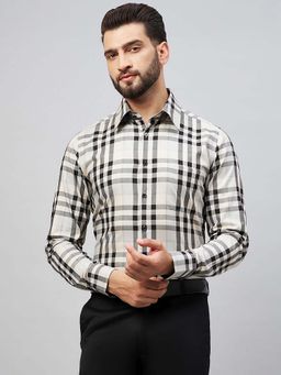 Louis Stitch - Regular Fit Formal White Shirt