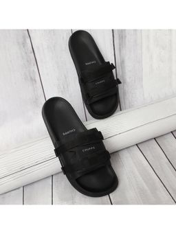Chupps - Men Element Orthopedic Arch Support Sliders - Black & Black