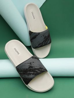 Chupps - Men Roadster Soft Sole Comfort Sliders - Grey