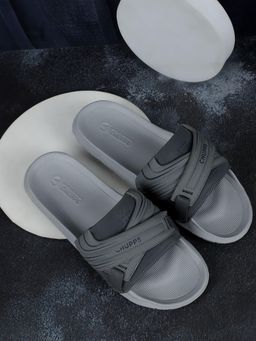 Chupps - Men Vertex Recovery Comfort Sliders - Grey