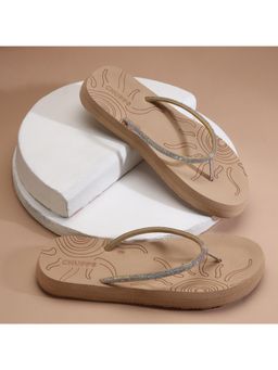 Chupps - Women Solis Supportive Footbed Sliders - Beige