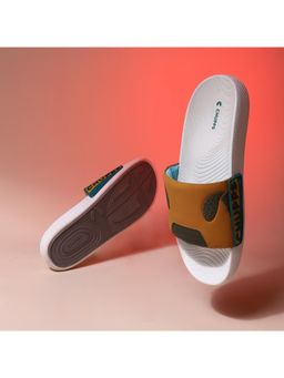 Chupps - Men Burn Lightweight Cushion Sliders - Tan White