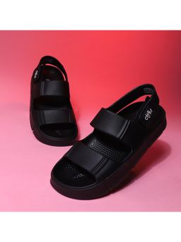 Chupps - Men Chunky Flexible Comfort Sliders - Black