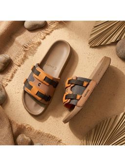 Chupps - Men Pro All-Day Comfort Sliders - Brown