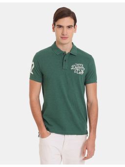 U.S. Polo Assn. Denim Co. - Brand Logo Pique Polo Shirt