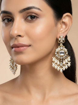 Zoey - Women White Stones Earrings