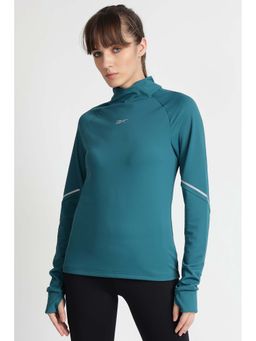 Reebok - Blue Solid Regular Fit T-Shirt