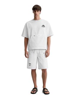 The Indian Garage Co - White Relaxed Fit Graphic Co-Ord Set